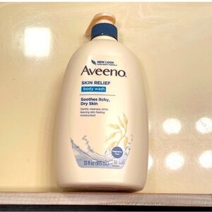 Aveeno Skin Relief Moisturizing Body Wash Fragrance Free 33 oz